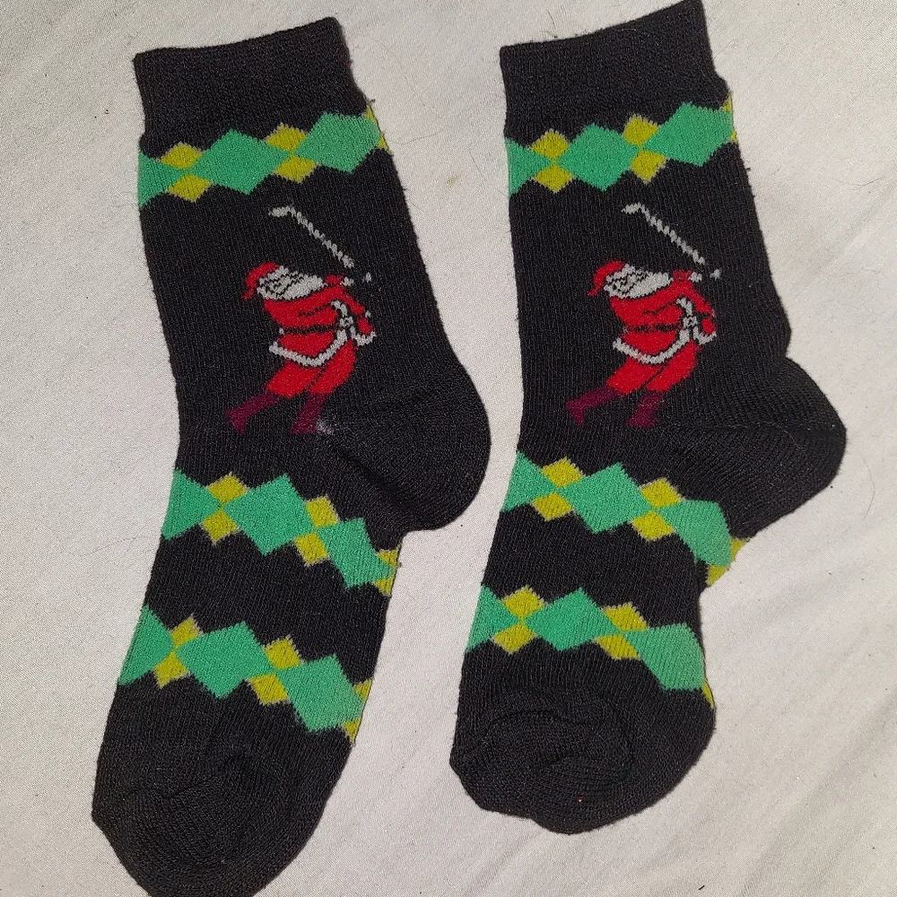 2 pair Christmas socks